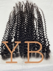 Deep Curly Lace Frontal Vietnamese Hair, Human Hair 13x6 Transparent HD Lace Frontal and Closure