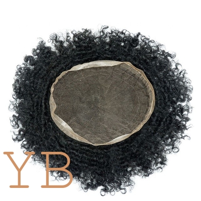 afro toupee 8x10 Hair Piece Toupee Swiss Lace Short Afro Curly Men Hair Toupee for black men kinky curly 10mm 12mm wave