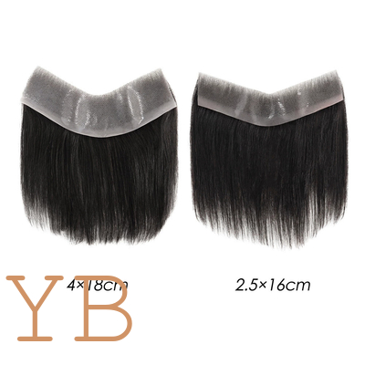 Natural Hairline thin skin forehead toupee hairline for men natural and invisible men fringe