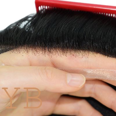 Male Wig 100% Human Hair Men's Hair Toupee French swiss Lace Toupee Wig for Man Invisible Mens Toupee Hairpieces
