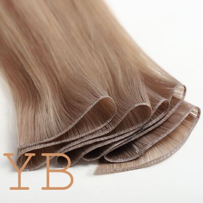 New Volume Double Weft Genius Weft Hair Extensions Luxury Quality For Salon Highlight Color Double Drawn Genius Weft