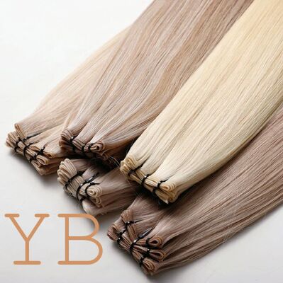 Factory Raw Virgin Russian Thin Invisible Genius Weft Hair Extensions Double Genius Weft