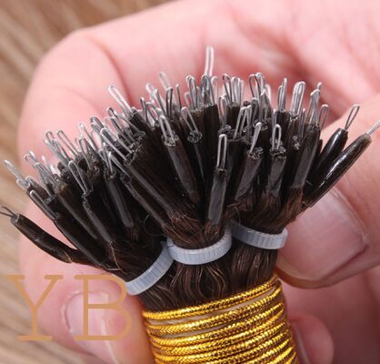 Blonde Nano Hair Extensions Tip Virgin Natural Hair Suppliers Raw Cuticle Nano Ring Natural Human Hair Extensions