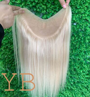 Hot Selling Remy Hair Indian Hair Extension Wig Clip Toupee U Part Lace Base Right Design 18 Inches