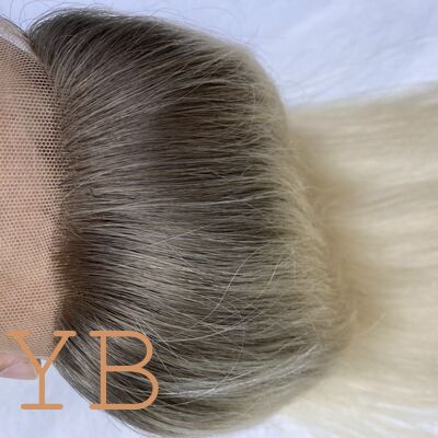 Free Part Kim K Full Transparent HD Lace Hair Topper Pieces 3X5 5x5 Swiss Lace Closure for White Women