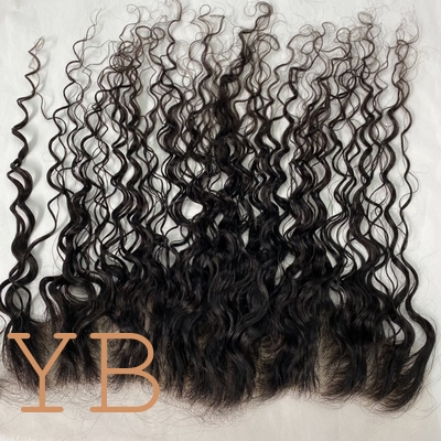 Good price 13x4 HD Lace Frontal 10A Brazilian Italy Curly Frontal Closure Human Hair 100% Unprocessed Virgin Ear to Ear Lace Frontal Human Hair Pre Plucked with Baby Hair 150% natural color online