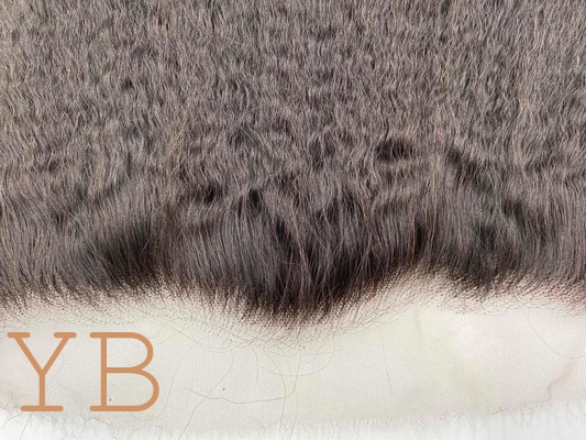Good price Kinky straight Transparent Hd Lace Frontal 13X4  Lace Front Human Hair Pre-plucked Natural Hairline, Hd Lace Frontal Closure online