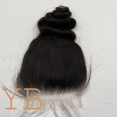 Good price Loose wave 5x5 Customized 10A Natural Hairline Super Thin HD Lace Frontal 100% Brazilian Human Hair Extensions online