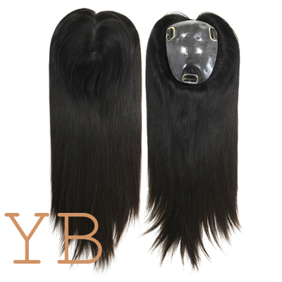 Good price Cuticle Remy Hair Topper Full Injected Poly skin Best Quality Hair Top Piece Hairpieces for Women Wig Lady Toupee Topper online