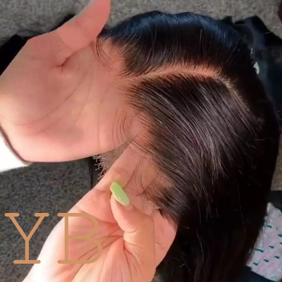 Good price 13x4HD Lace Front Wig Bone Straight Human Hair Wig PrePlucked online