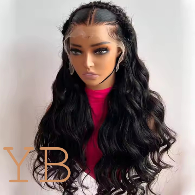 Good price Ready to Ship Brazilian Virgin Hair Body Wave 180% Preplucked 13x4 HD ransparent Full Lace Front Wigs Human Hair for Black Women online