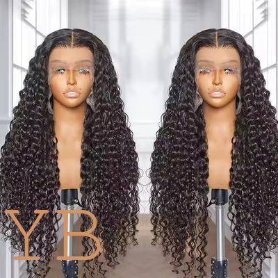 Good price Curly Human Hair Wig PrePlucked Brazilian Hair 13x4 13x6  360 Kinky Curly Lace Frontal Wig online