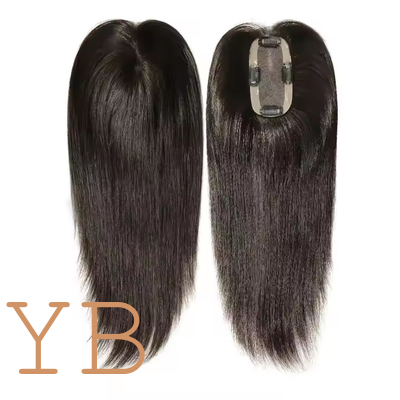 Good price Top Quality 100% Remy Hair Women Toupee 14 16 inch natural black fine mono base Human Hair Toppers 6X12cm online