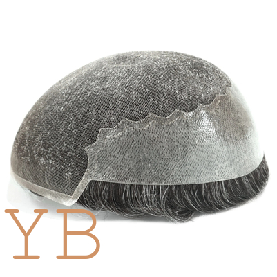 Good price Mens Toupee Hair Replacement French Lace Human Hair Systems Hair Pieces Q6 #1B40 online