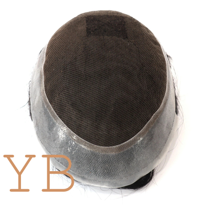 Good price Mens Toupee Human Hair Replacement SystemFrench Lace Poly Skin Hairpieces Australia with grey hair online