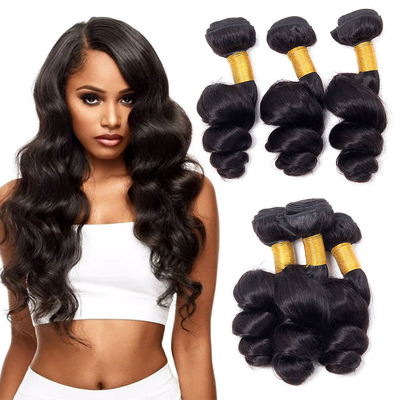 Good price LOOSE WAVE Cheap Natural  Remy Indian Human Hair Vendor Weave Bundles and wefts online