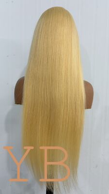 Good price Platinum Blonde Wig European Remy Human Hair Alopecia Medical Wigs Luxe Cap Silk Top Lace Front Wigs (Many Colors Ready to Ship) online