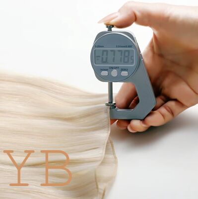 Good price New Design Remy European Blonde Hair Hand Tied Wefts Double Drawn Cuticle Aligned Genius Weft Hair Extensions for Salon online