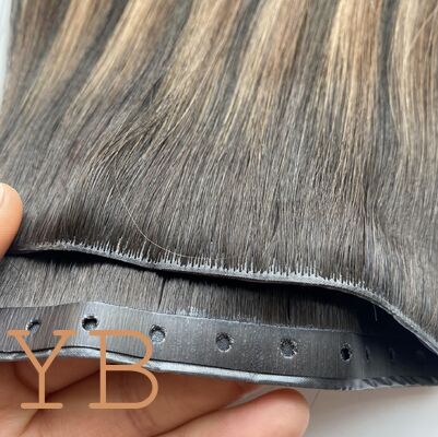 Good price Hot Seller Genius Weft With Hole 12A Russian Remy Human Hair Extensions - Double Drawn Cuticle Aligned Virgin Hair,Xo Weft online