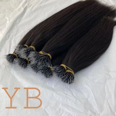 Good price Transparent Hard Plastic Nano Tip Hair Extensions Premium Keratin Hair Plastic Nano Ring Vietnamese Virgin Hair online
