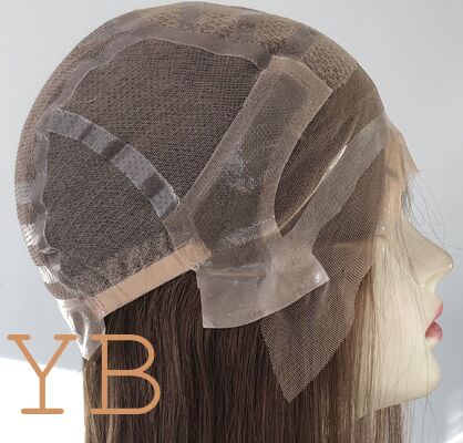 Good price Factory Supplier Comfort Swiss Lace Full Hand Tied Lace Front Human Hair Medical Wigs for Alopecias online