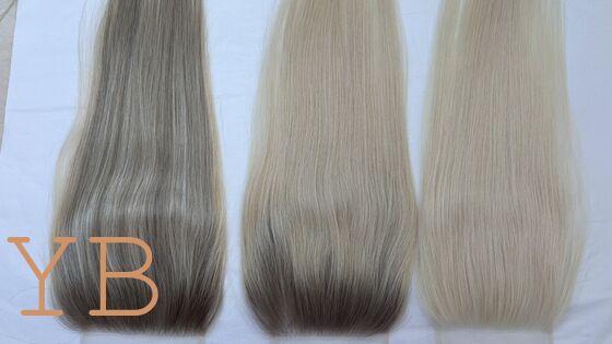 Good price 2026 Highest Quality Ashblonde European Human Hair Lace Closures Mesh Integration 5x5 Ice White Silk Base Closure Drop Shipping online